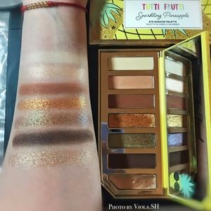 Too faced tutti frutti pineapple eyeshadow pallette